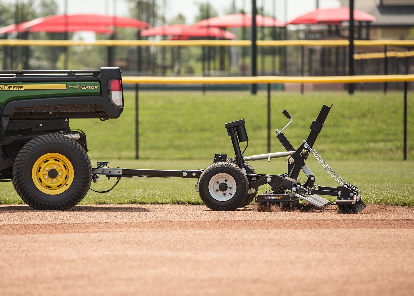 Gator with Force pull behind infield rascal mvp 