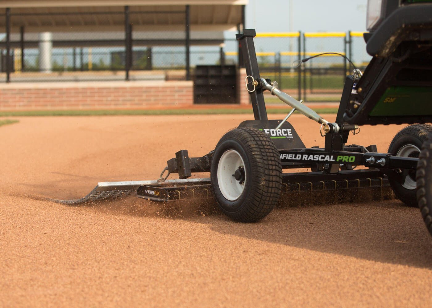 Force infield rascal pro on baseball field 